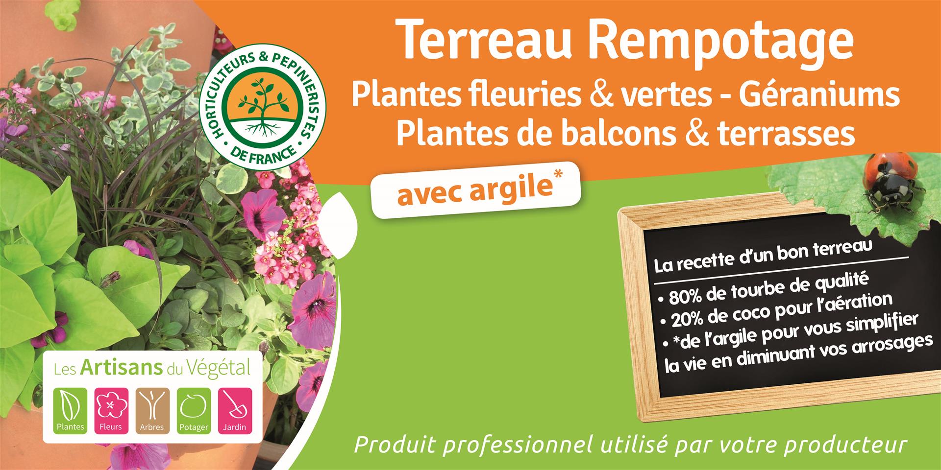 Gamme complète terreaux